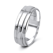 Silver Rings Three Layers DDR-20 